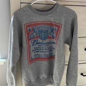 budweiser crew neck